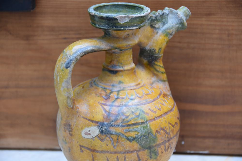 ANTIQUE CERAMIC JUG FROM EMBONA RHODES - Image 6