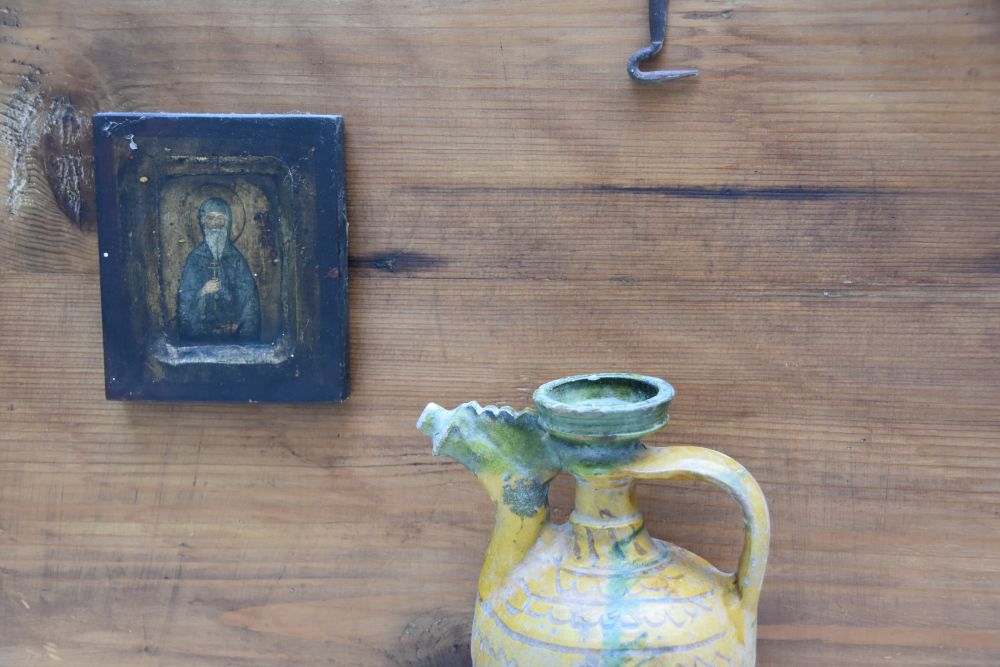 ANTIQUE CERAMIC JUG FROM EMBONA RHODES - Image 2