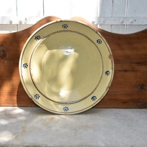 ANTIQUE PUGLIES LARGE CERAMIC BOWL