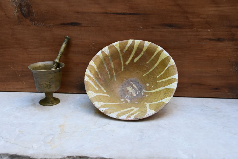 19th CENTURY CANAKKALE CERAMIC PLATE