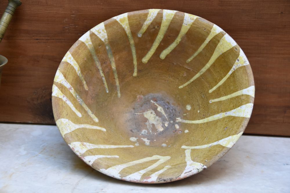 19th CENTURY CANAKKALE CERAMIC PLATE - Image 4