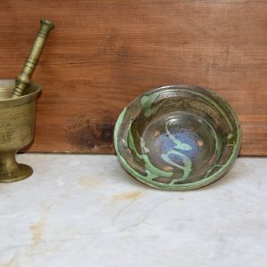 RARE SMALL EARLY 19th CENTURY CANAKKALE CERAMIC PLATE