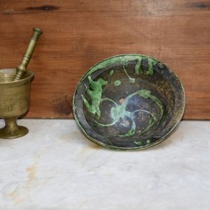 19th CENTURY CANAKKALE CERAMIC PLATE