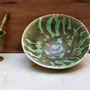 19th CENTURY ÇANAKKALE CERAMIC PLATE