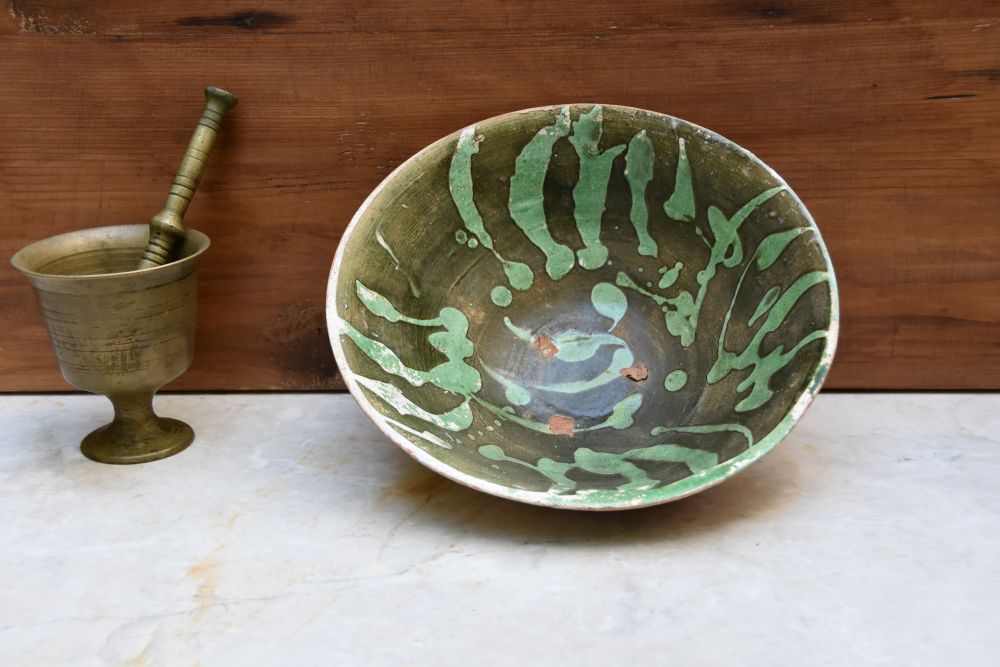 19th CENTURY ÇANAKKALE CERAMIC PLATE