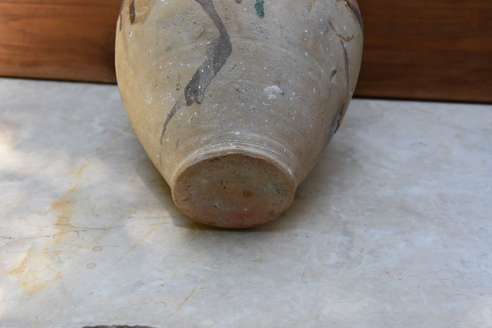 TWO HANDELED CERAMIC VASE GLAZED - Image 6