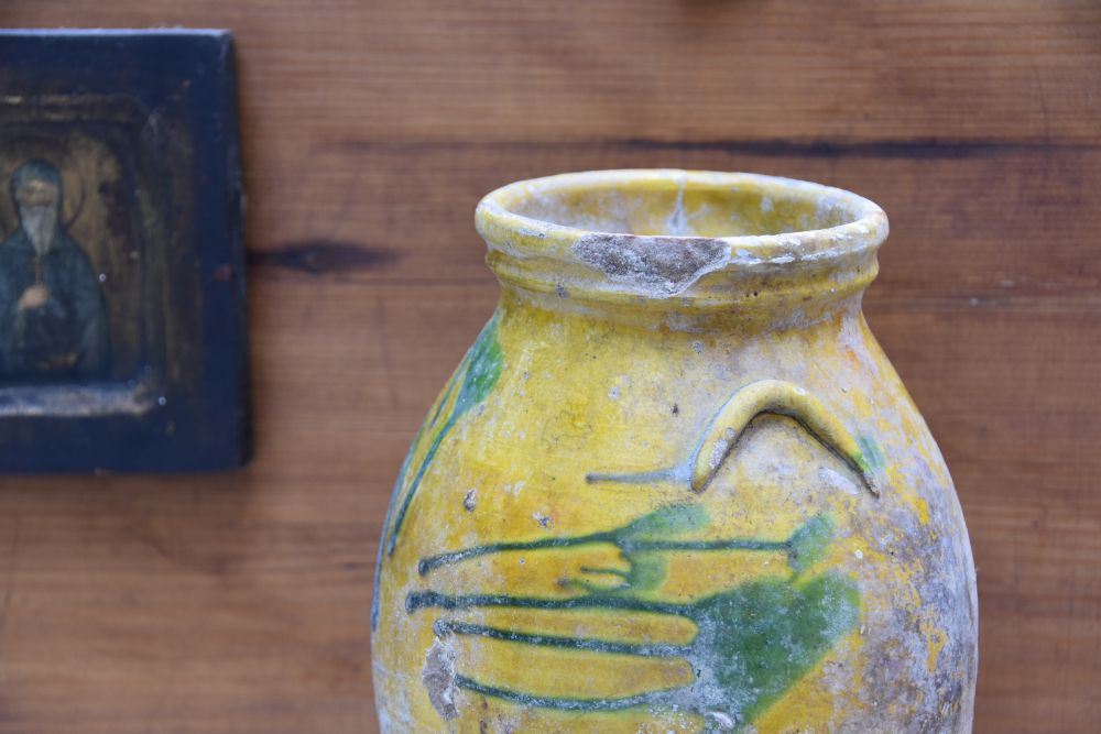 ANTIQUE CERAMIC VASE RHODES - Image 5