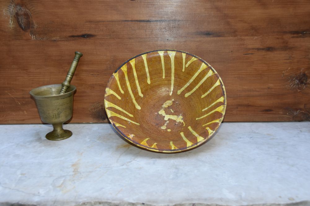 19th CENTURY CANAKKALE CERAMIC PLATE