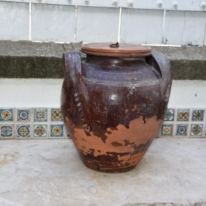 LATE 19TH CENTURY TERRACOTTA STORAGE JAR